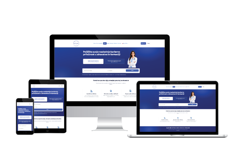 Projekt Zdravstvena.info | Zaposlitve, ki ga je izdelala agencija ToTheMoon