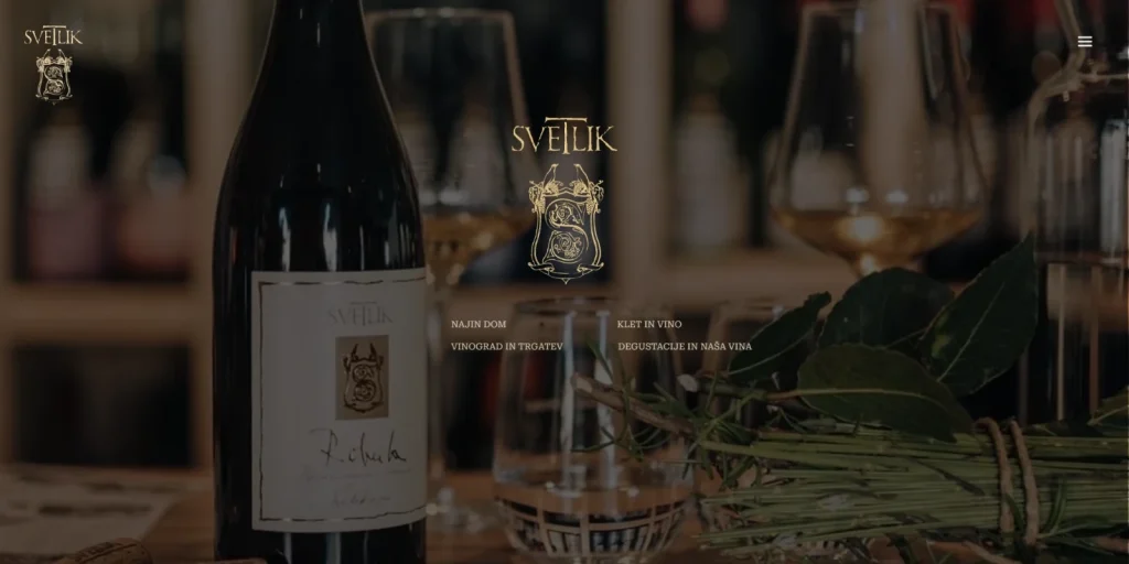 Projekt Svetlik WINE, ki ga je izdelala agencija ToTheMoon
