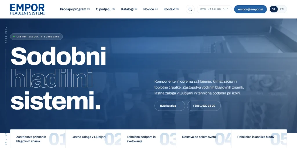 Projekt EMPOR.si 2.0, ki ga je izdelala agencija ToTheMoon