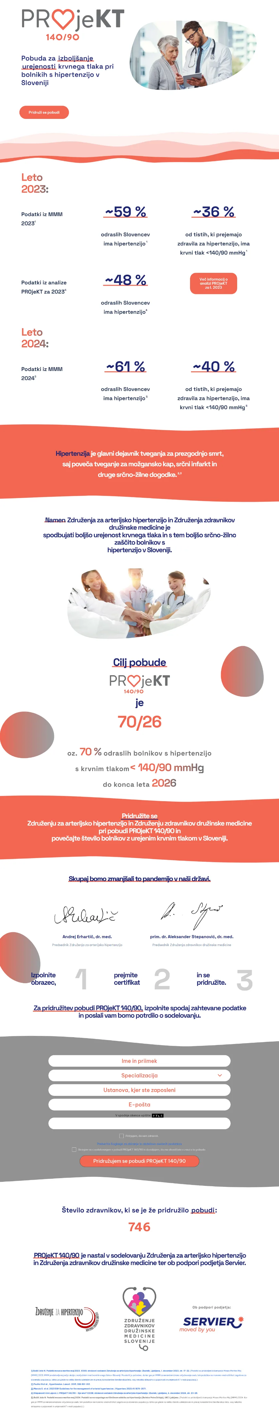 Celotna naslovnica strani PROjeKT 140/90