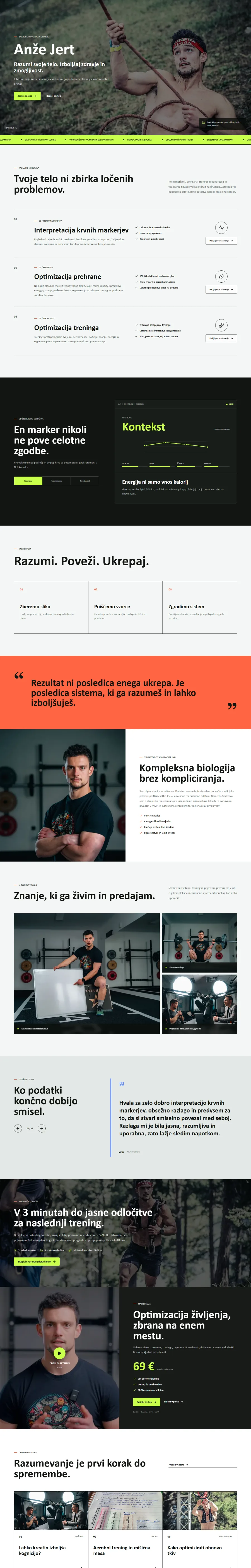Celotna naslovnica strani Zdrava prehrana